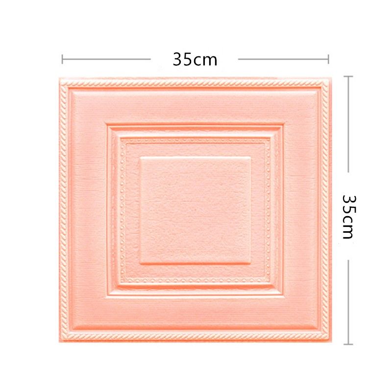 3D Waterproof Wall Stickers Peel and Stick Wallpaper Self Adhesive 35cm*35cm Wallpapers Home Decor Sheet Paper Moisture-proof