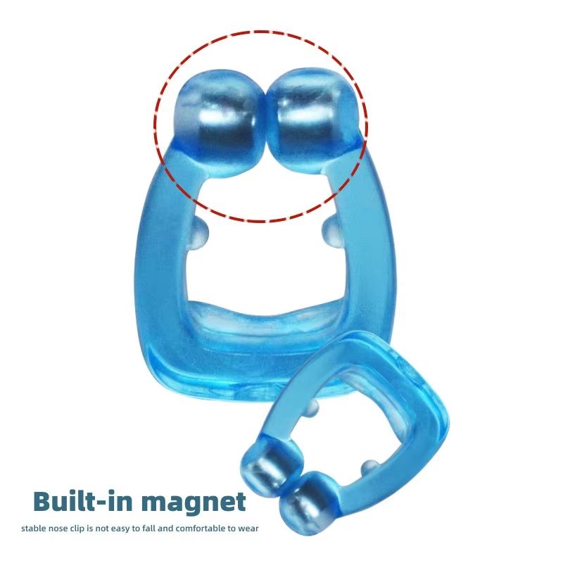 Silicone Magnetic Anti Snore Stop Snoring Nose Clip Sleep Tray Sleeping Aid Apnea Guard Night Device with Case Nose Clip Men's