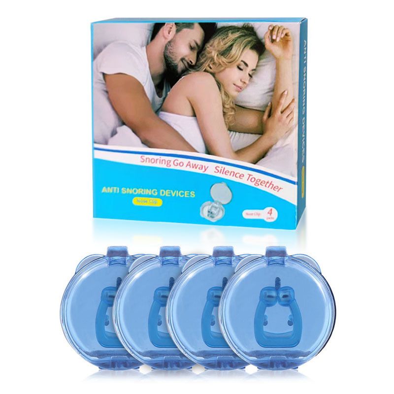 Silicone Magnetic Anti Snore Stop Snoring Nose Clip Sleep Tray Sleeping Aid Apnea Guard Night Device with Case Nose Clip Men's