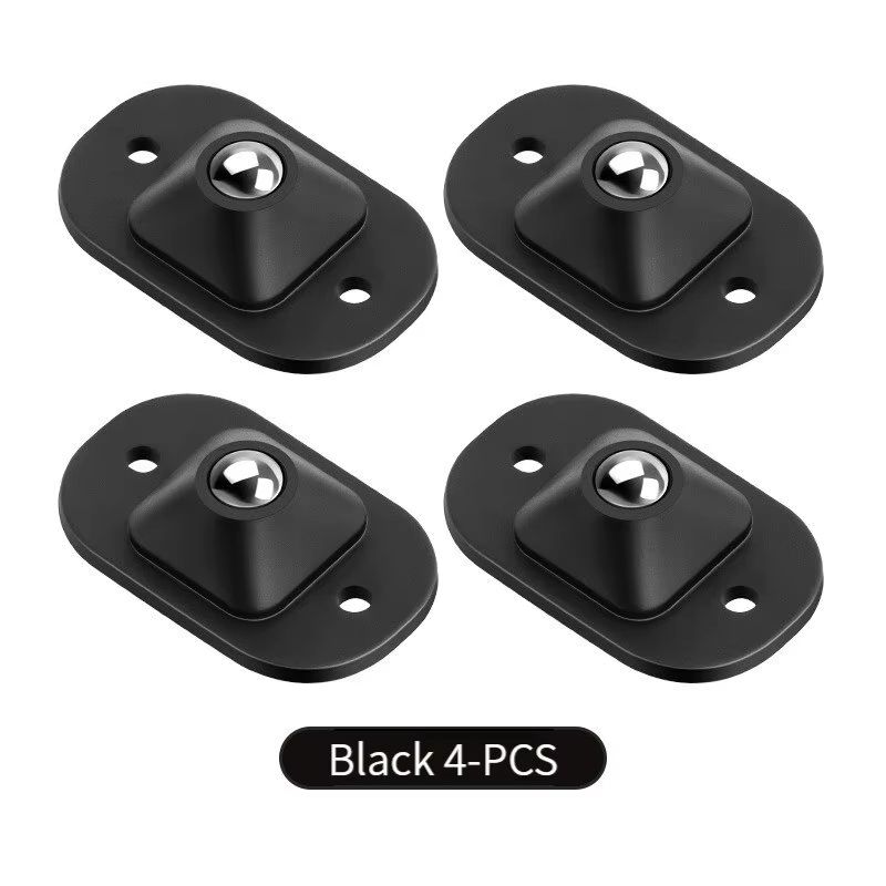 Self Adhesive Caster Mini Swivel Wheels Stainless Steel Universal 360 Degree Rotation Pulley for Furniture Storage Box