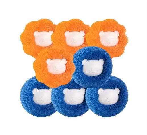 Washing Machine Sponge Cleaning Ball Lint Removal Laundry Anti-tangling Sponge Washing Ball Magic Stain Removal Laundry