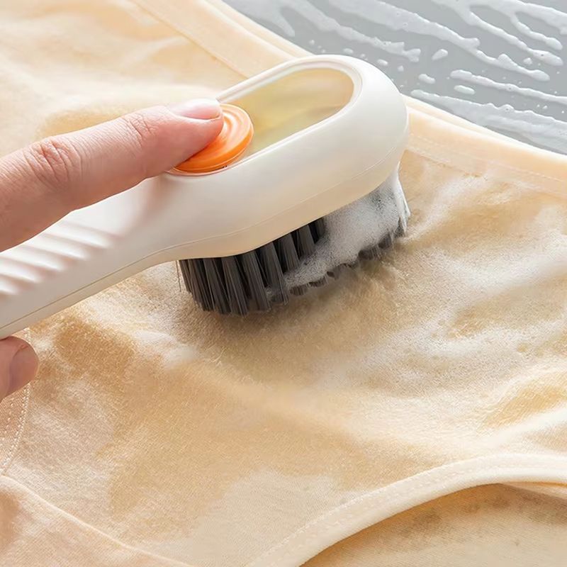 Cleaning Brush Soft Bristled Liquid Shoe Brush Long Handle Brush Clothes Brush Shoe Clothing Board Brush Household Cleaning Tool