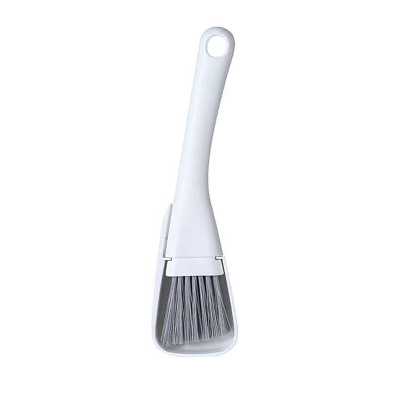 Window Groove Cleaning Brush Windows Slot Cleaner for Door Floor Gap Keyboard Brush+Dustpan 2 In 1 Household Cleaning Tools Kit