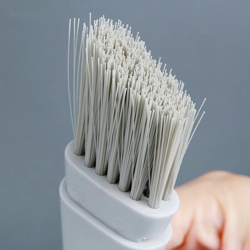 Window Groove Cleaning Brush Windows Slot Cleaner for Door Floor Gap Keyboard Brush+Dustpan 2 In 1 Household Cleaning Tools Kit