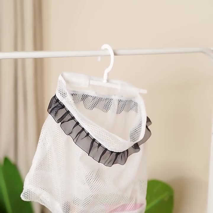Wall Hanging Laundry Storage Net Dirty Clothes Sundries Foldable Organizer Basket Bathroom Storage Bag Fruits Vegetable Mesh Bag