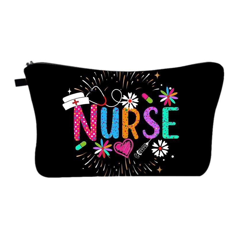 Flower Makeup Organizer Female Toiletry Kit Bag Make Up Case Storage Pouch Lady Box Cosmetic Bag Organizer Bag For Travel Zip