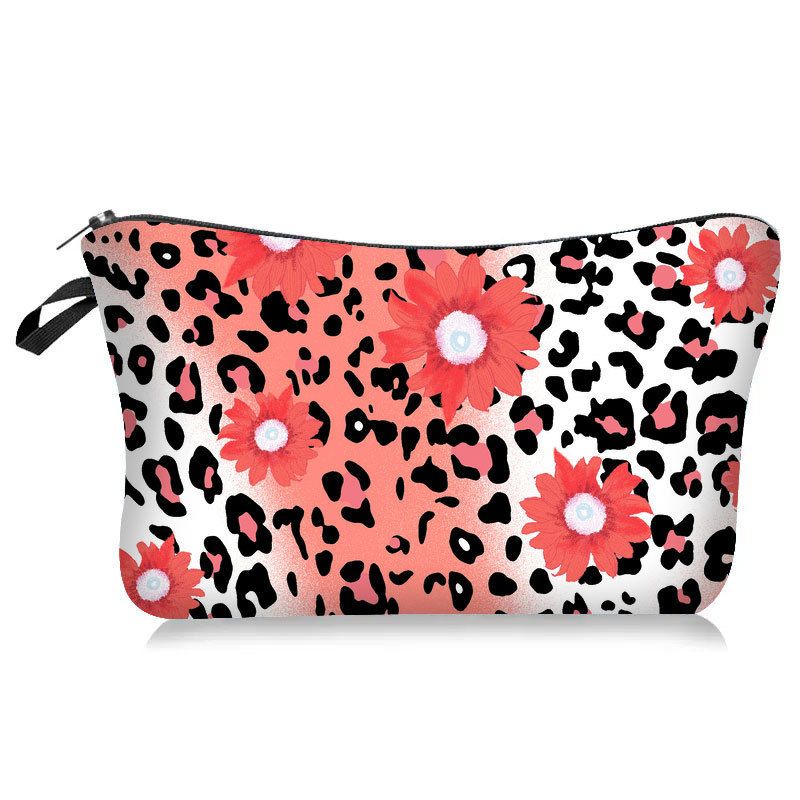 Flower Makeup Organizer Female Toiletry Kit Bag Make Up Case Storage Pouch Lady Box Cosmetic Bag Organizer Bag For Travel Zip
