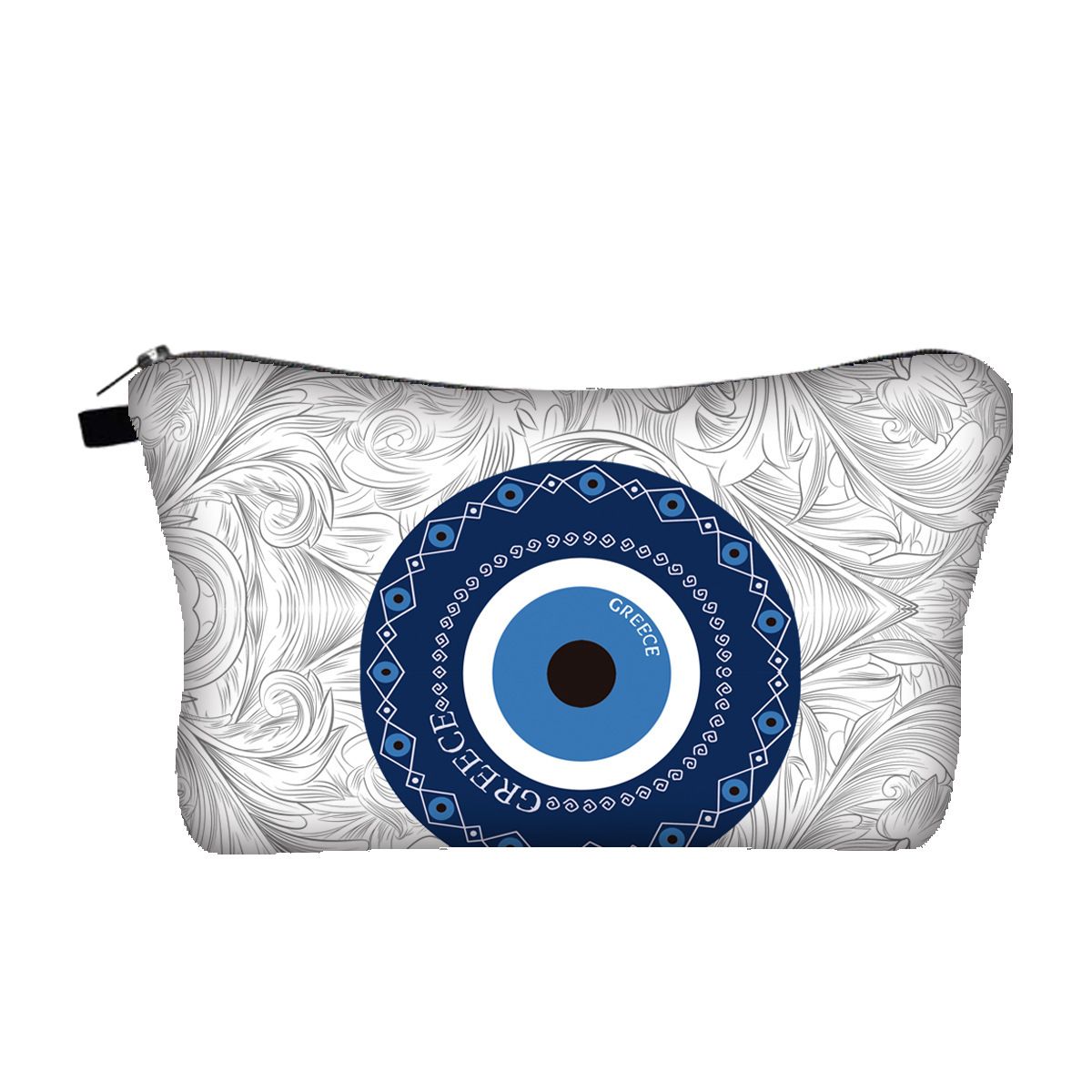 Cosmetic Bag Devil Eye Print Makeup Bag Pencil Case Evil Eyes Pattern Toiletry Bag Travel Organizer