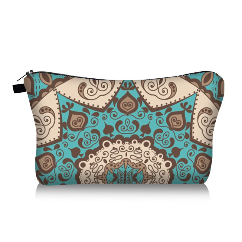 Makeup Bag Toiletry Pouch Cosmetic Bag with Zipper Travel Packing Bag 8.7x 5.3 Inch Small Cosmetic Bags Accessory Organizer