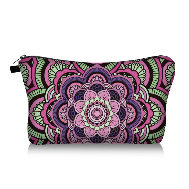 Makeup Bag Toiletry Pouch Cosmetic Bag with Zipper Travel Packing Bag 8.7x 5.3 Inch Small Cosmetic Bags Accessory Organizer