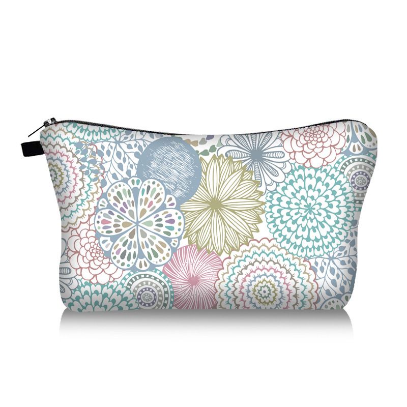 Makeup Bag Toiletry Pouch Cosmetic Bag with Zipper Travel Packing Bag 8.7x 5.3 Inch Small Cosmetic Bags Accessory Organizer