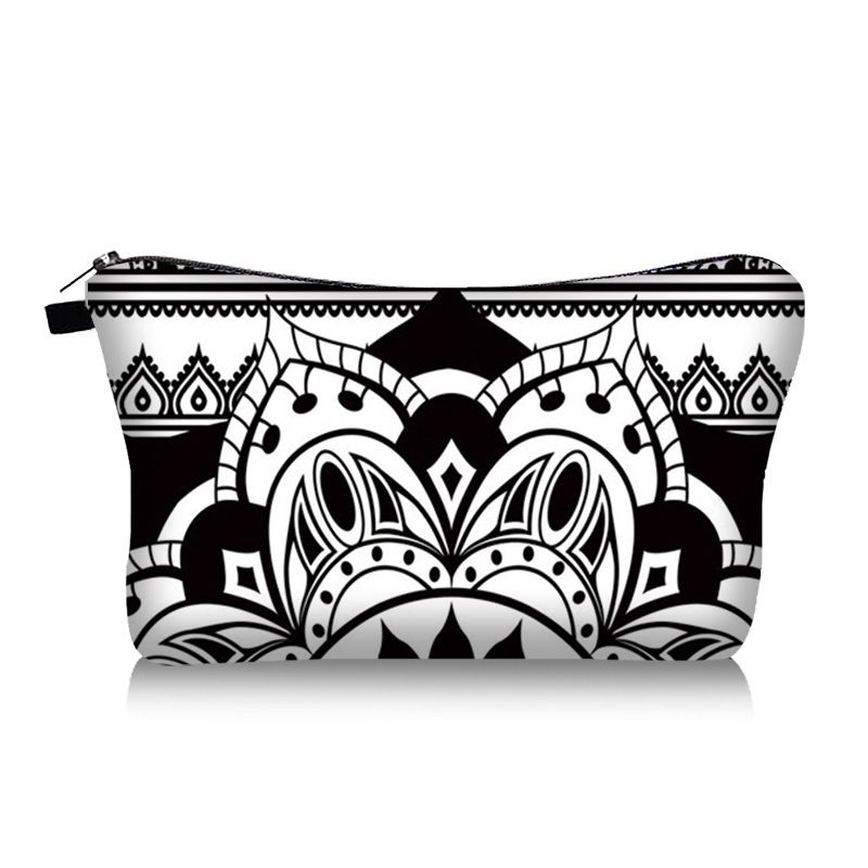 Makeup Bag Toiletry Pouch Cosmetic Bag with Zipper Travel Packing Bag 8.7x 5.3 Inch Small Cosmetic Bags Accessory Organizer