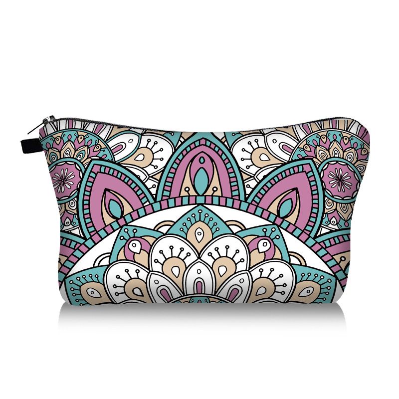 Makeup Bag Toiletry Pouch Cosmetic Bag with Zipper Travel Packing Bag 8.7x 5.3 Inch Small Cosmetic Bags Accessory Organizer