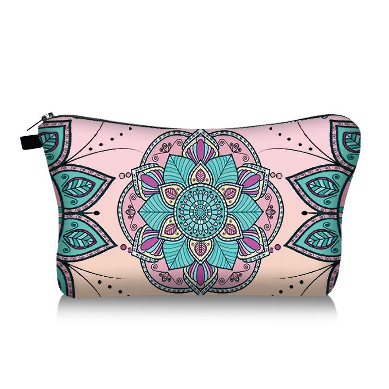 Makeup Bag Toiletry Pouch Cosmetic Bag with Zipper Travel Packing Bag 8.7x 5.3 Inch Small Cosmetic Bags Accessory Organizer