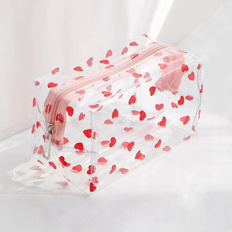 Butterfly Transparent Pencil Case Stationery Trousse Large Capacity Pen Case Make Up Bag School Supplies Pencil Pouch