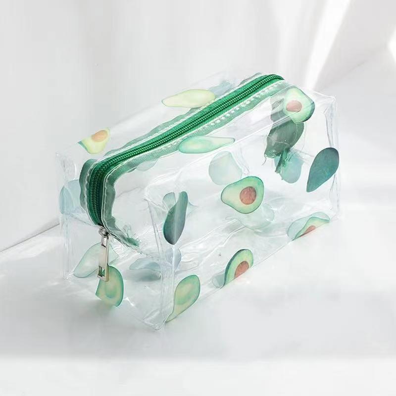 Butterfly Transparent Pencil Case Stationery Trousse Large Capacity Pen Case Make Up Bag School Supplies Pencil Pouch