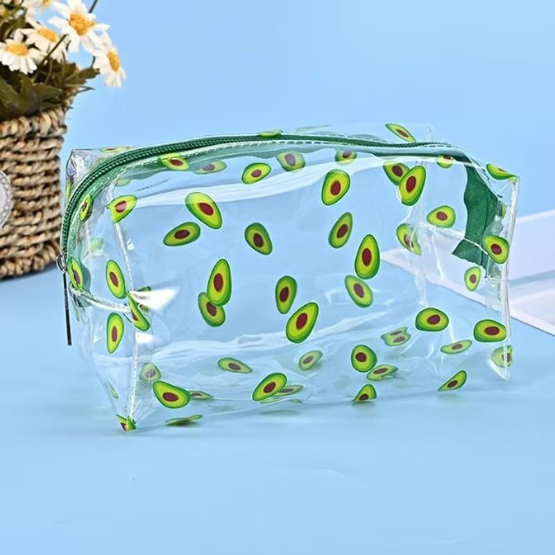 Butterfly Transparent Pencil Case Stationery Trousse Large Capacity Pen Case Make Up Bag School Supplies Pencil Pouch