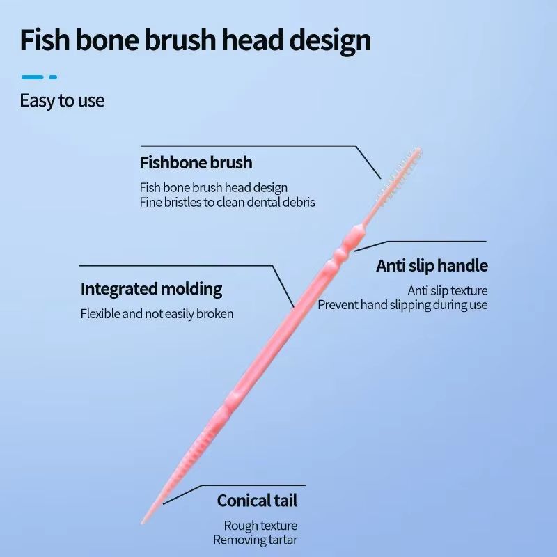 200 Pieces Toothpick Disposable Family Box Packed Portable Ultra Fine Pick Double Head High End Personality Creative Fruit Stick