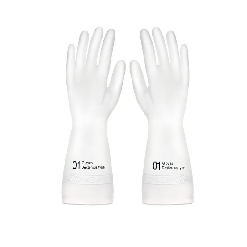 Waterproof Housework Cleaning Gloves Kitchen Cleaning Latex Laundry Dishwashing Gloves Wear Resistant Rubber Gloves