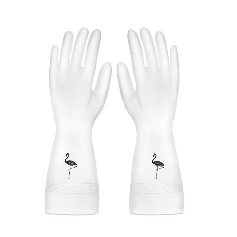 Waterproof Housework Cleaning Gloves Kitchen Cleaning Latex Laundry Dishwashing Gloves Wear Resistant Rubber Gloves