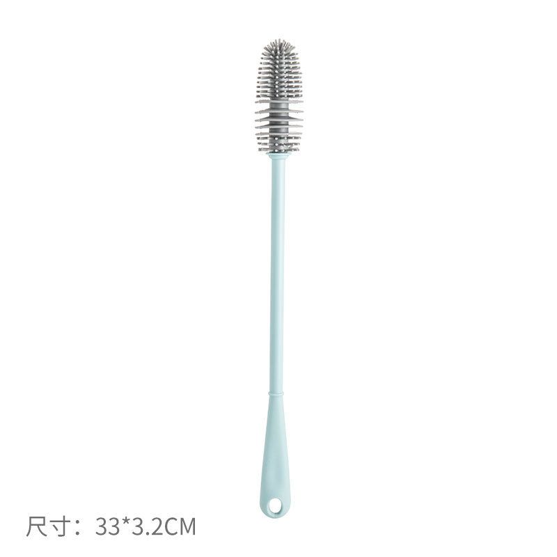 Bottle Brush Insulation Cup Washing No Deadend Long Handled Silicone Cleaning Brush Household Multifunctional Cleaning Tools