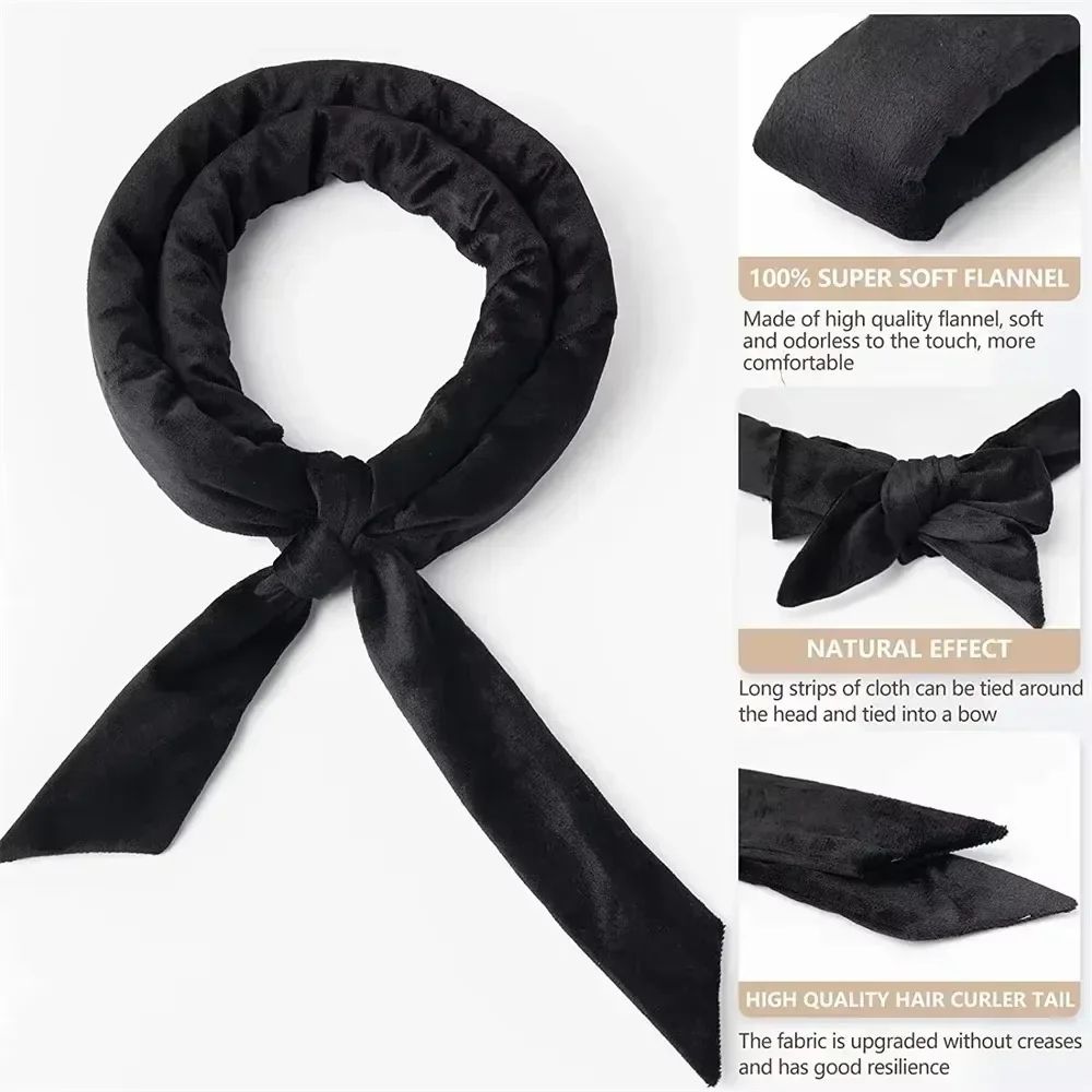 Heatless Curling Rod Headband No Heat Hair Curler Hair Rollers Soft Curlers Lazy Sleeping Curls Curling Hairband Styling Tools
