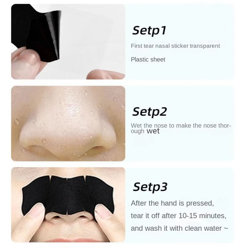 Nose Blackhead Remover Mask Nasal Strips Black Head Nose Dot Spot Peel Skin Care Shrink Pore Black dots Pore Clean Strips