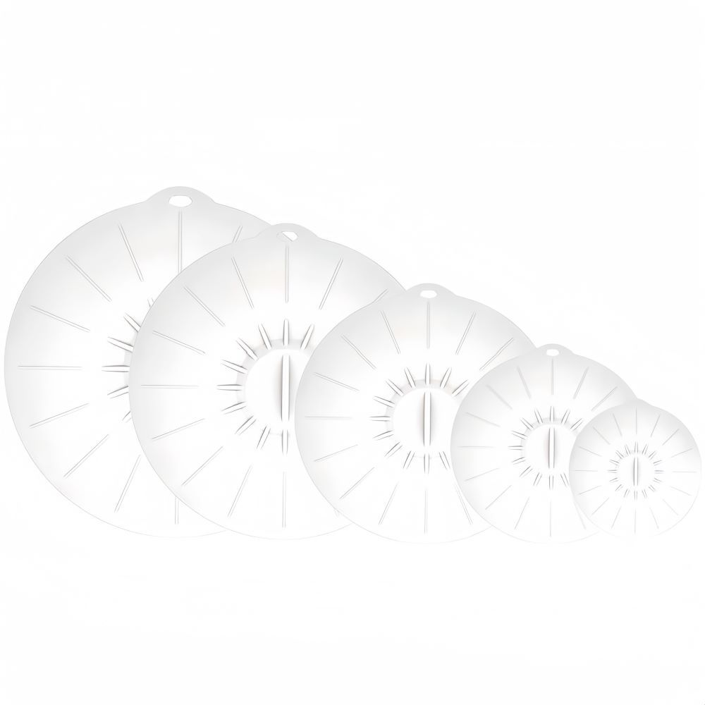 5pcs Environment-friendly Preservation Cover Food Ftorage Can Be Used For Refrigerators Microwave Ovens Spill Proof