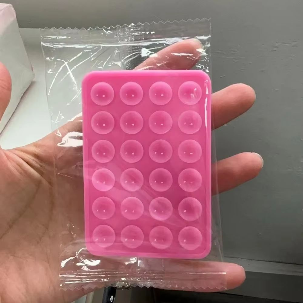 Candy Color Silicone Suction Phone Case Mount Non Slip Suction Cup Phone Stand Silicone Phone Holder For Selfies and Videos