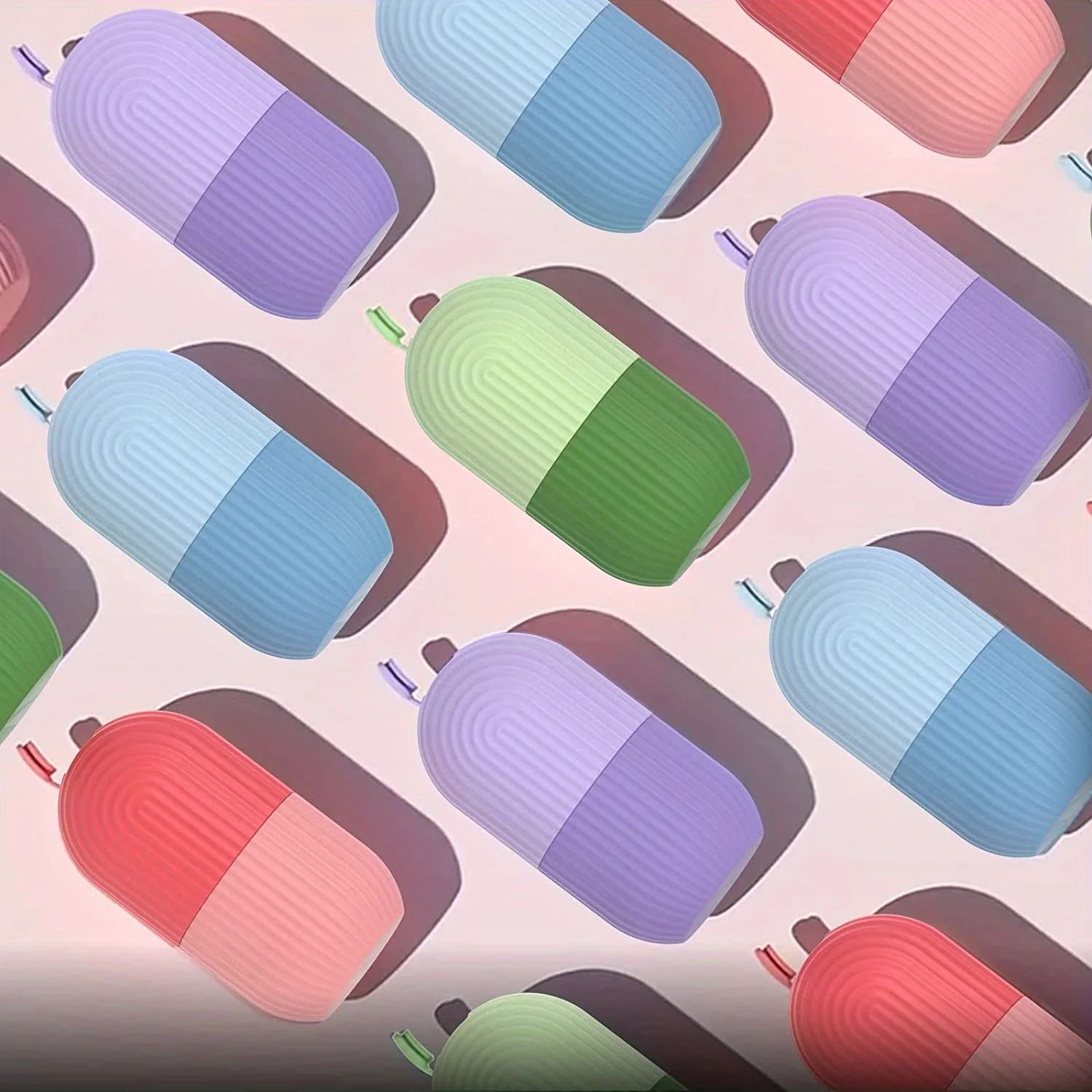 Reusable Ice Face Roller Beauty Ice Facial Rollers Mold Facial Massage Beauty Skin Care Tools Contour Leakproof Facial Massager