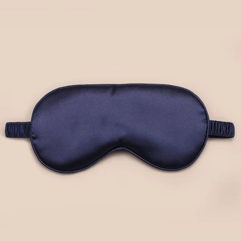 Double-sided Imitation Silk Eye Mask Breathable Sleep Light-blocking Eye Mask Amazon Multi-color Gift Wrap Sleeping Eye Mask