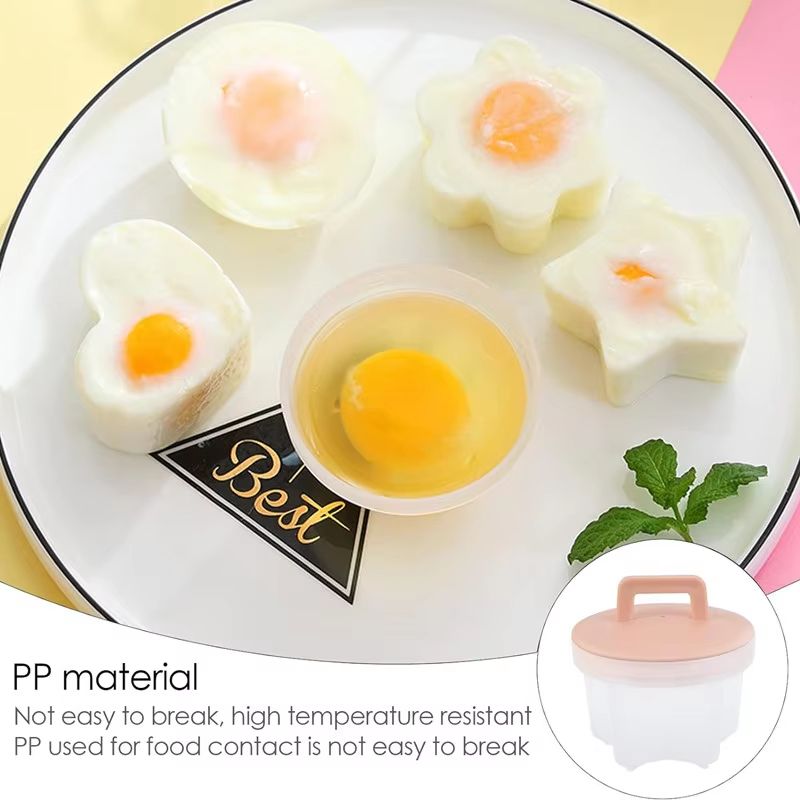 4 Pcs/Set Egg Cooker Egg Boiler Hard Boiled Eggs without shell Egg Cups Egg Mold Maker With Lid Brush Kitchen Egg Tools