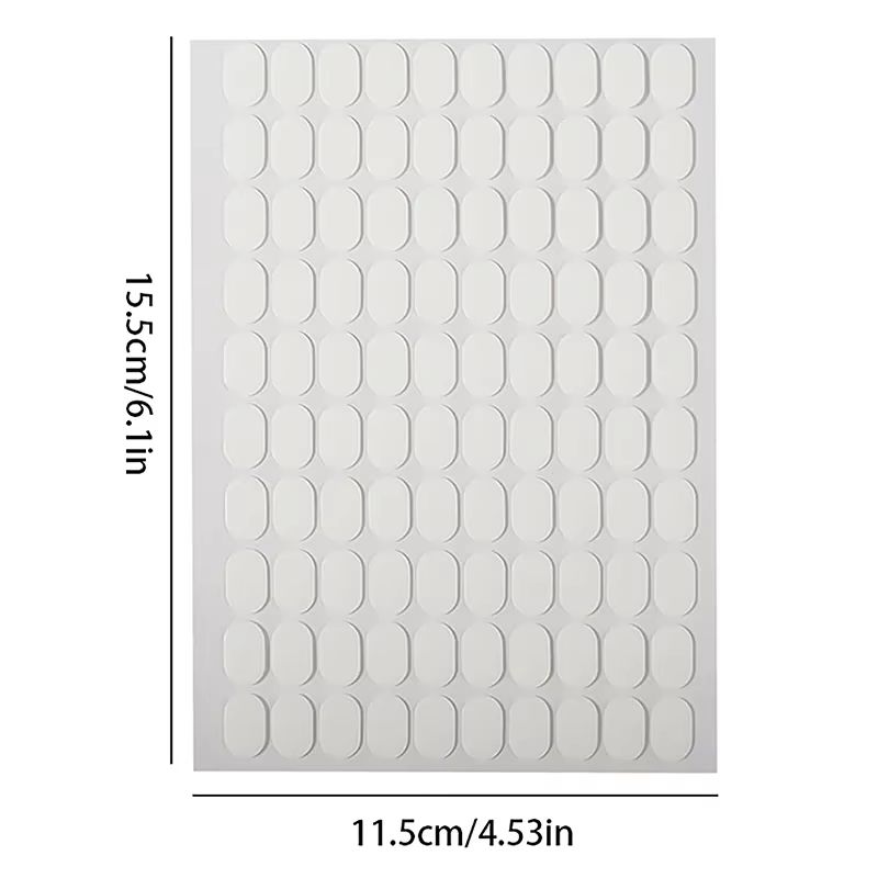 200 Pcs Press On Double Side Jelly Tape Nail Glue Adhesive Clear Stickers Manicure Art Display Stand Salon Practice Showing view 4