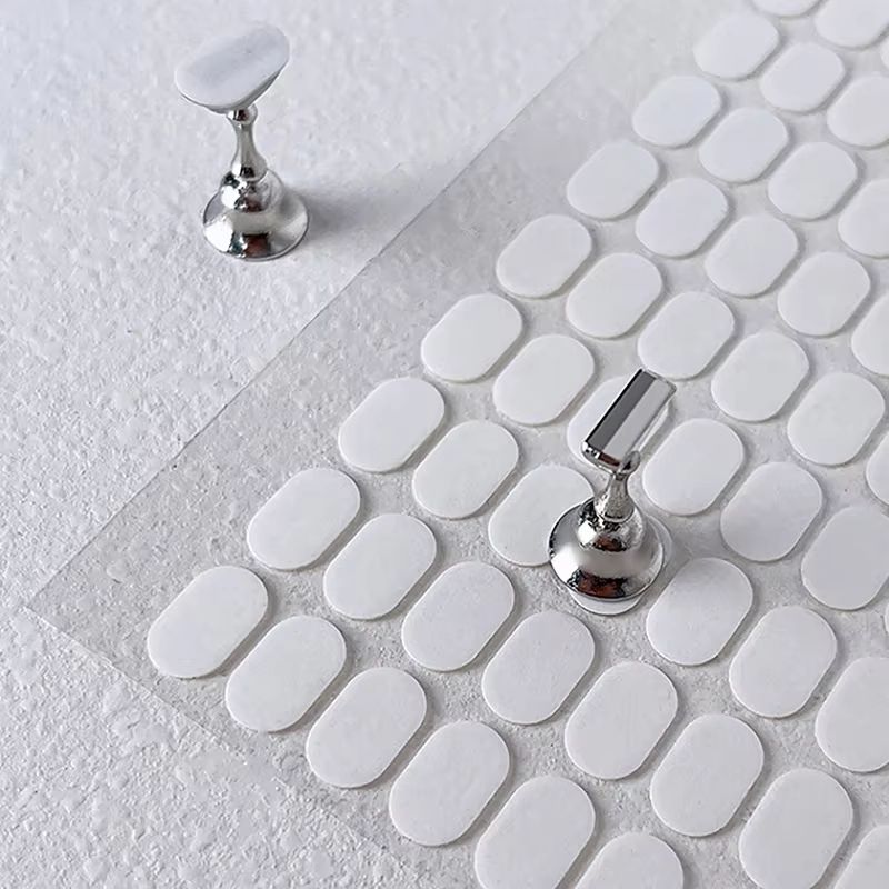 200 Pcs Press On Double Side Jelly Tape Nail Glue Adhesive Clear Stickers Manicure Art Display Stand Salon Practice Showing view 6
