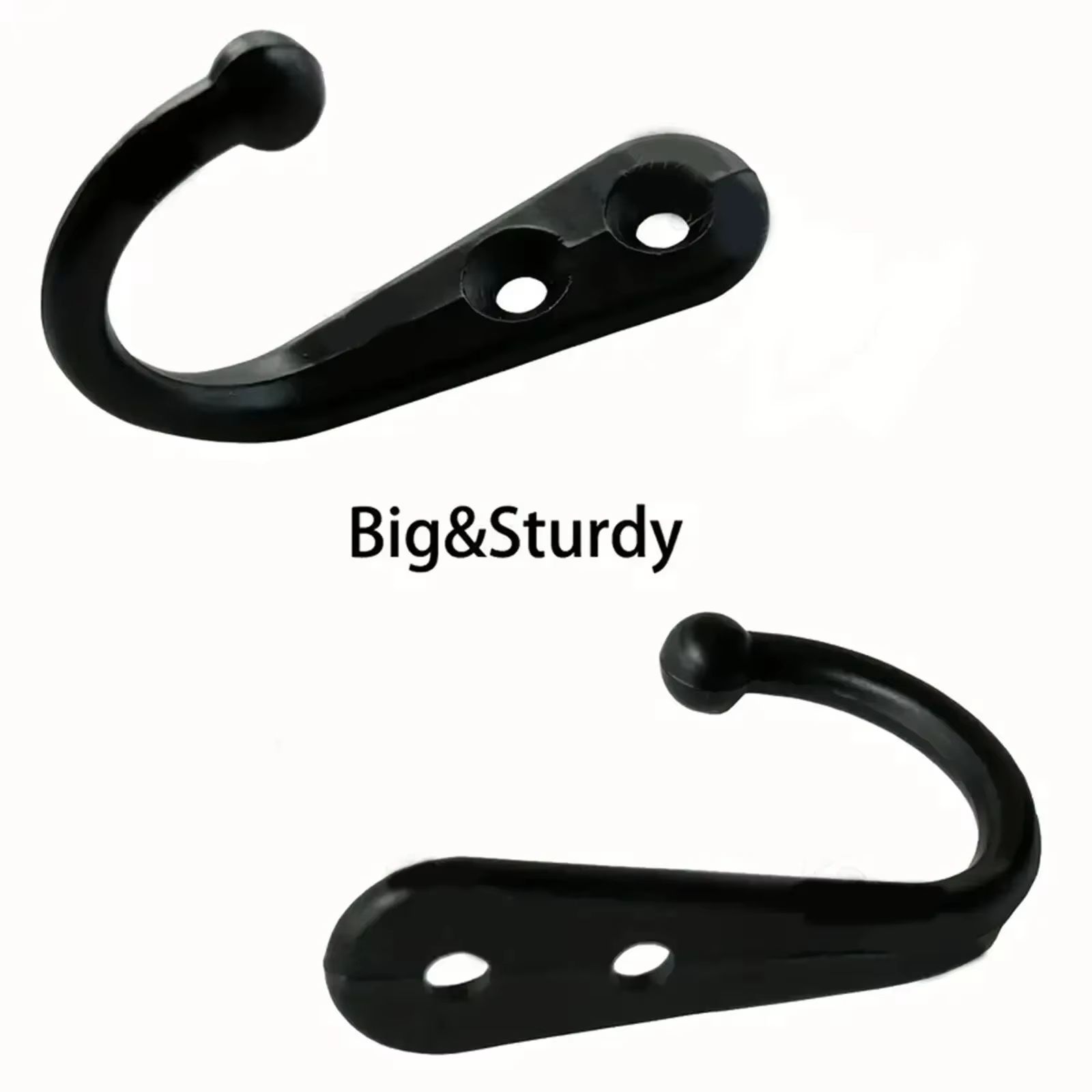 10Pcs Retro Wall Hooks Hangers Door Wall Mounted Coat with Screws Suction Heavy Load Rack for Kitchen Bathroom Accessories