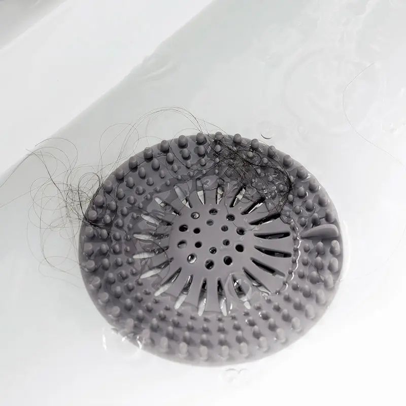 Hair Filter Sink Anti-blocking Strainer Bathtub Shower Floor Drain Stopper TPR Kitchen Deodorant Plug Bathroom Accessories
