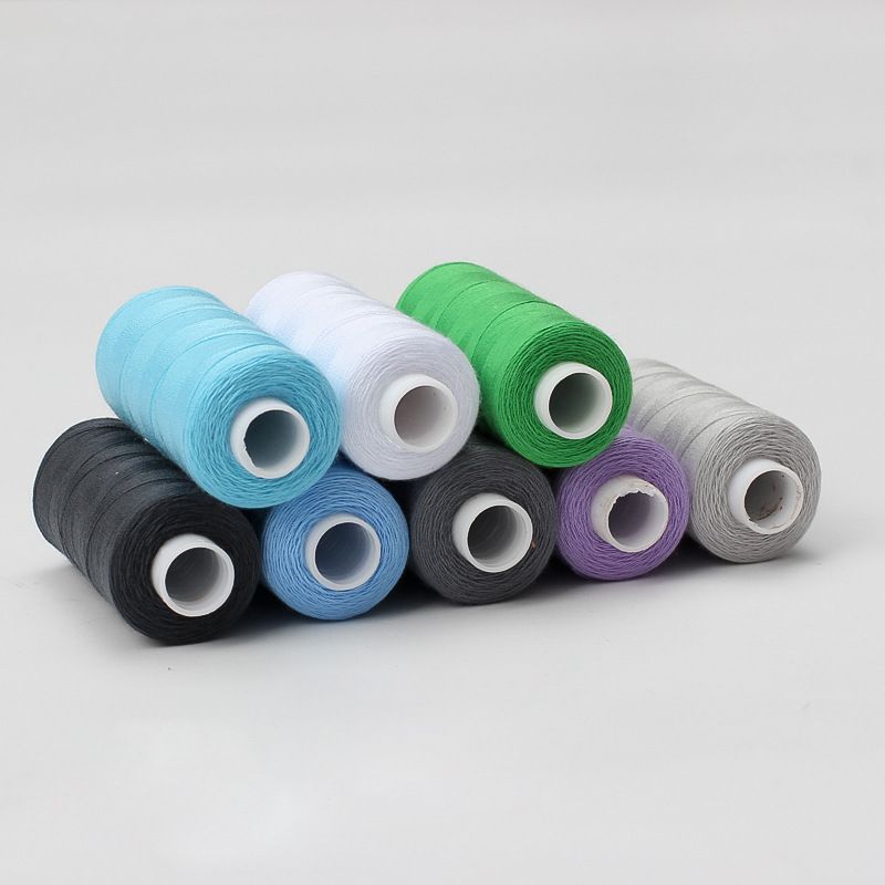 6pcs/Pack Assorted Colors Sewing Thread Polyester Sewing Thread, For Domestic DIY Sewing And Embroidery