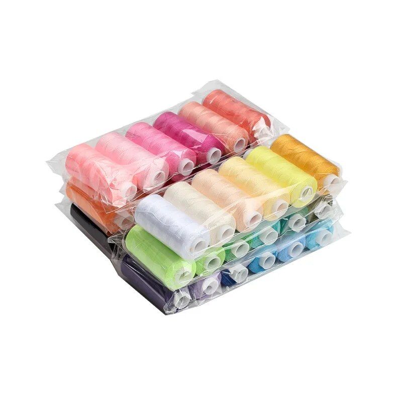 6pcs/Pack Assorted Colors Sewing Thread Polyester Sewing Thread, For Domestic DIY Sewing And Embroidery