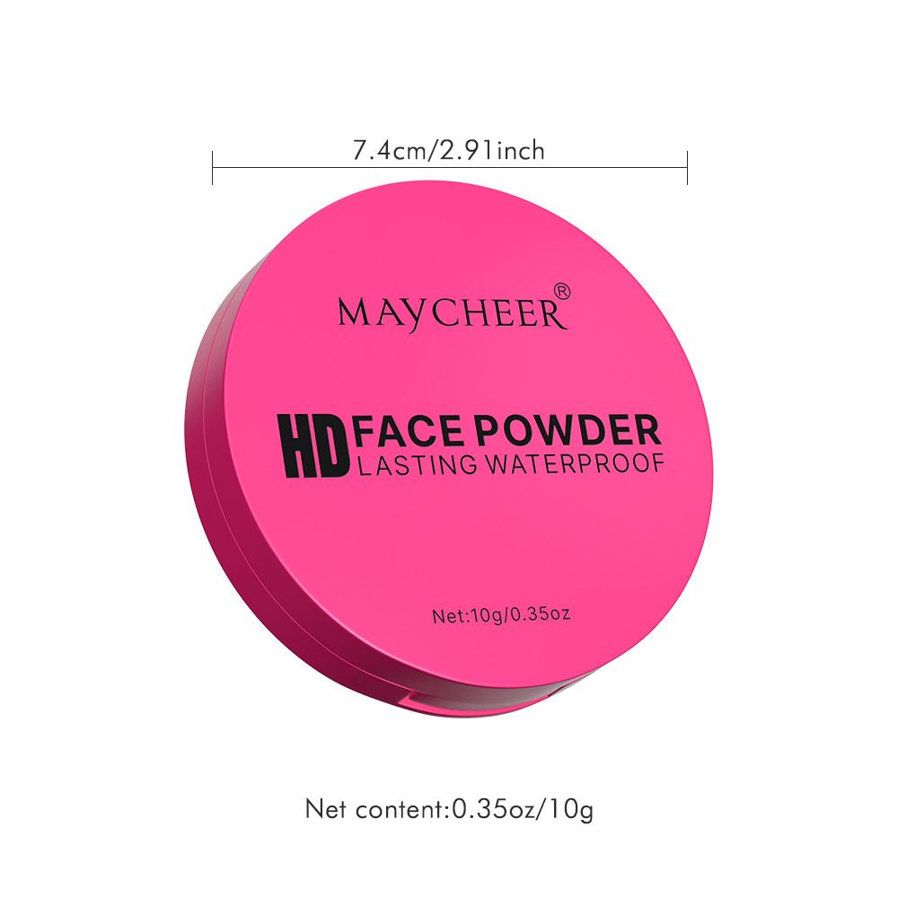 Natural Matte Pressed Powder Oil Control Brighten Whitening Face Base Foundation Compact Concealer Makeup Cosmetics