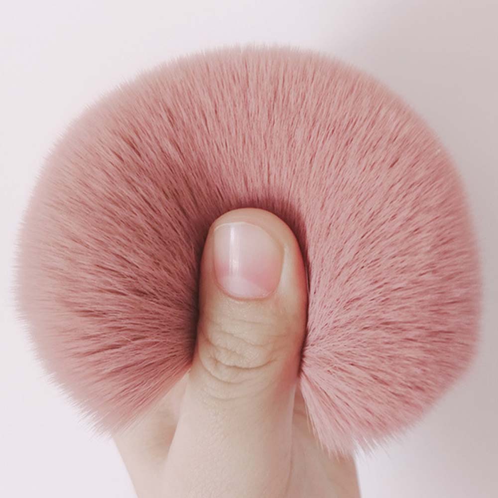 Fluffy Loose Powder Blush Brushes Portable MINI Luxury Makeup Brush Travel Cosmetic Make Up Tools For Women Girls