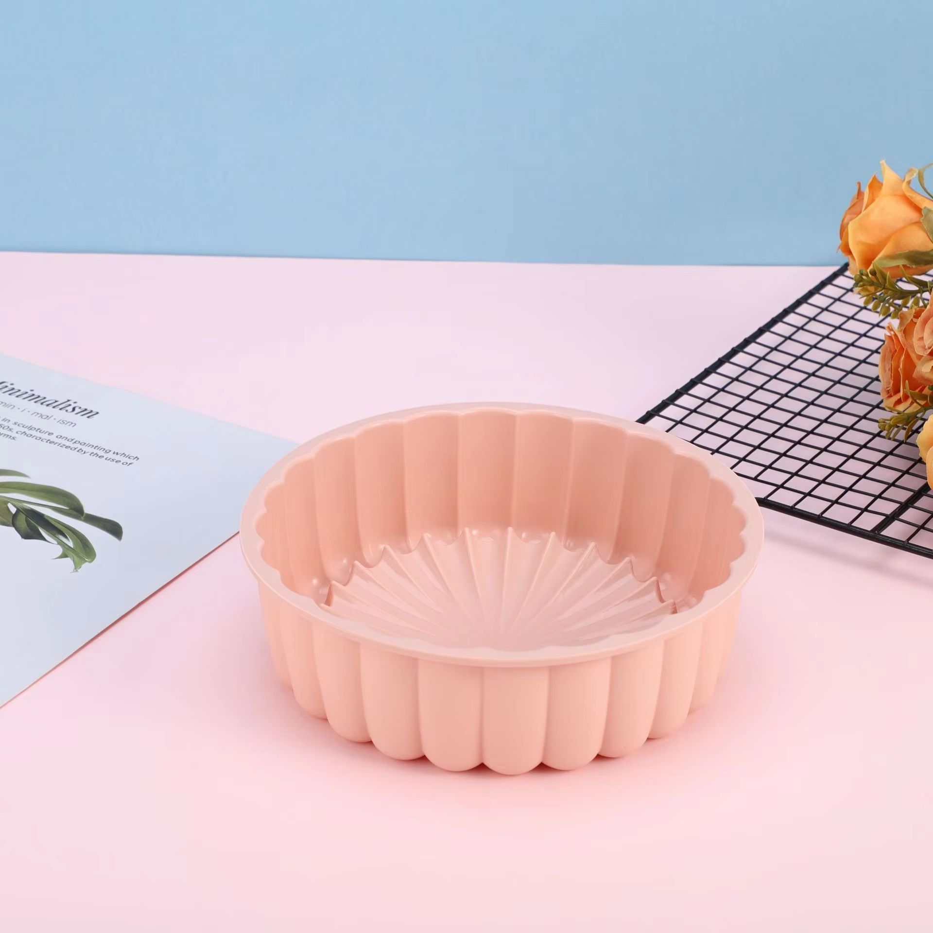 Silicone Cake Pan Multi-Functional Round High Temperature Resistant DIY Baking Mold