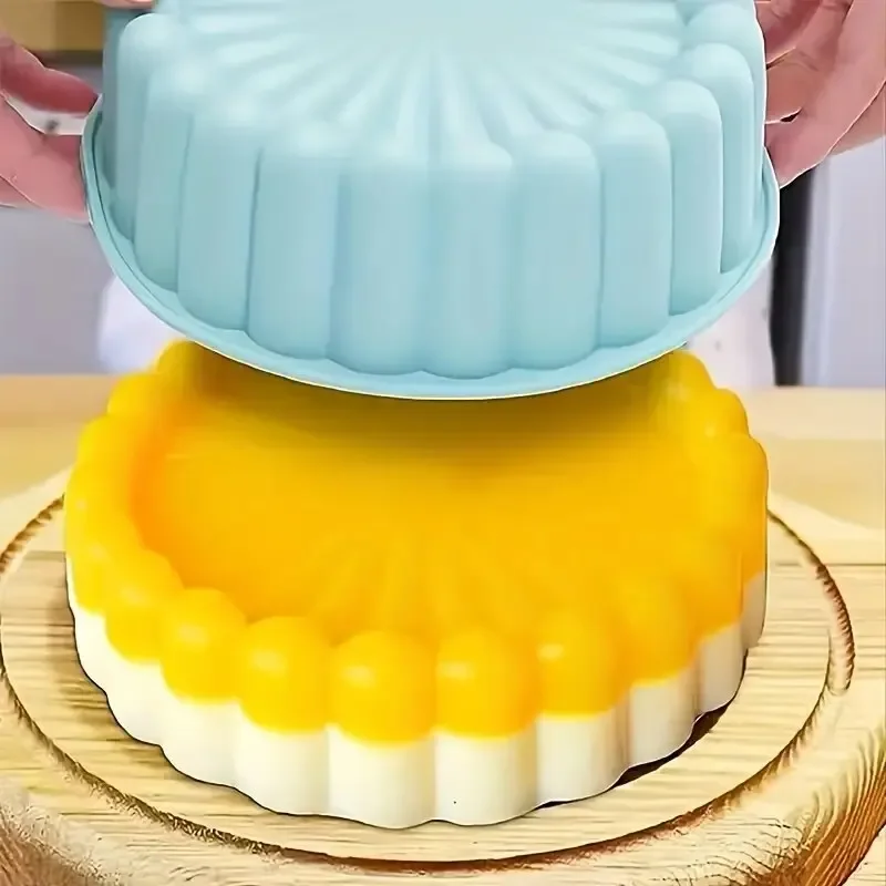 Silicone Cake Pan Multi-Functional Round High Temperature Resistant DIY Baking Mold
