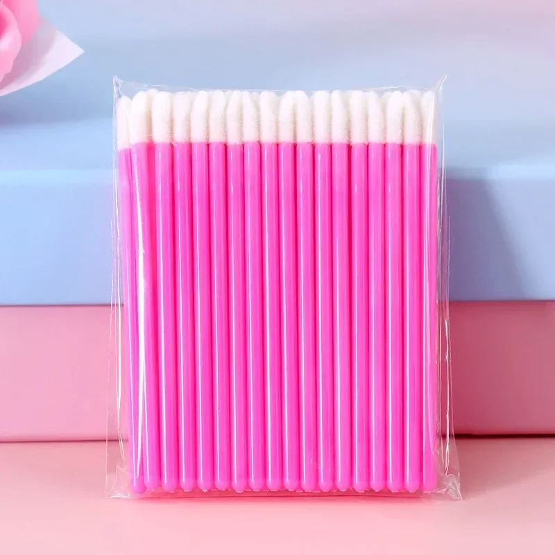 50/100PCS Wholesale Lipstick Gloss Wands Applicator Perfect Best Make Up Hotting makeup Disposable Lip Brush Women Accessories