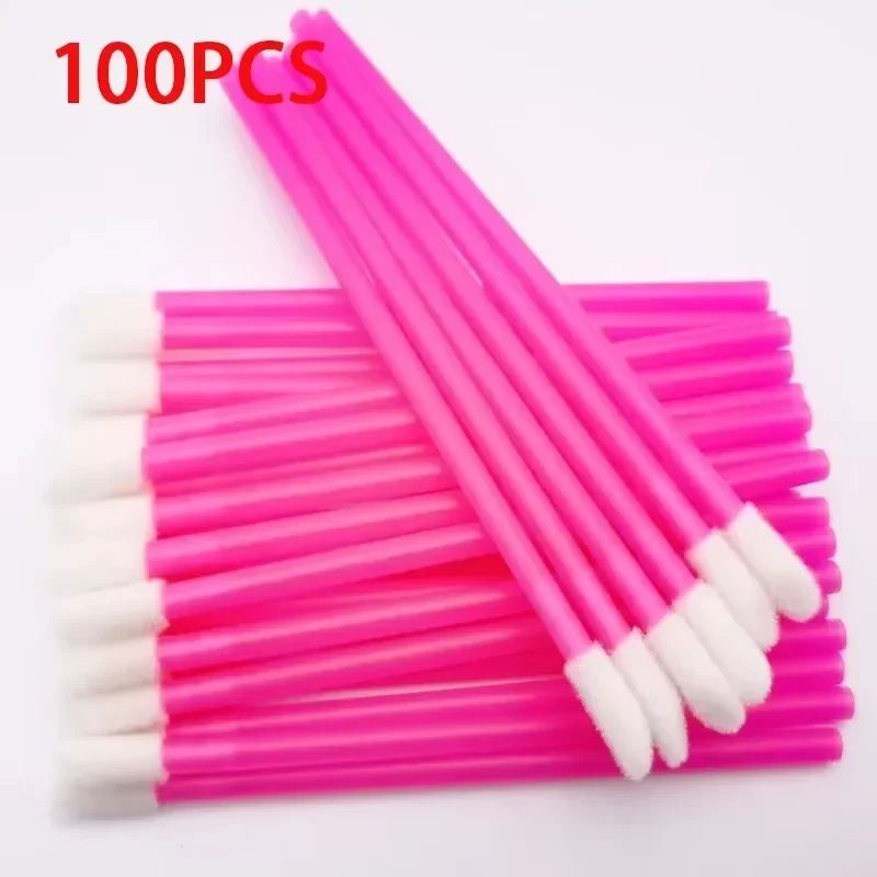 50/100PCS Wholesale Lipstick Gloss Wands Applicator Perfect Best Make Up Hotting makeup Disposable Lip Brush Women Accessories