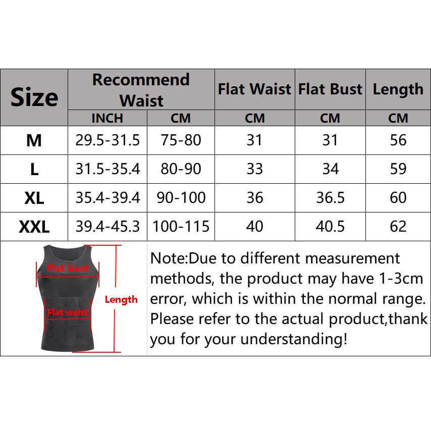 Men Body Shaper Slimming Compression Vest Undershirt Seamless Waist Trainer Tank Top Belly Control Weight Loss Shapewear