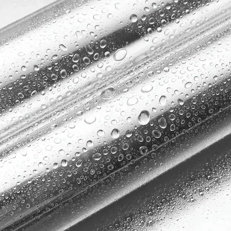 40cm*2m PVC Stainless Brushed Silver Removable Wallpaper Decor Film Vinyl Waterproof Oil-proof House Appliance Kitchen Elevator Sticker