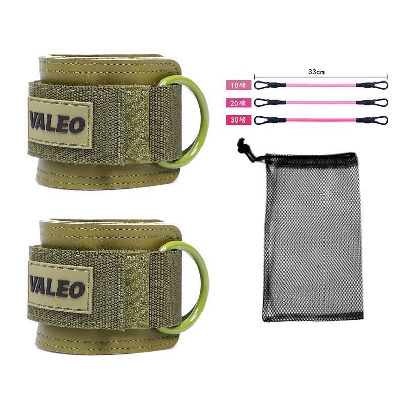 Resistance Bands Set Ankle Straps Adjustable Foot Support Padded Cuff Ankle Weight Leg Training Brace Yoga Sport Tool