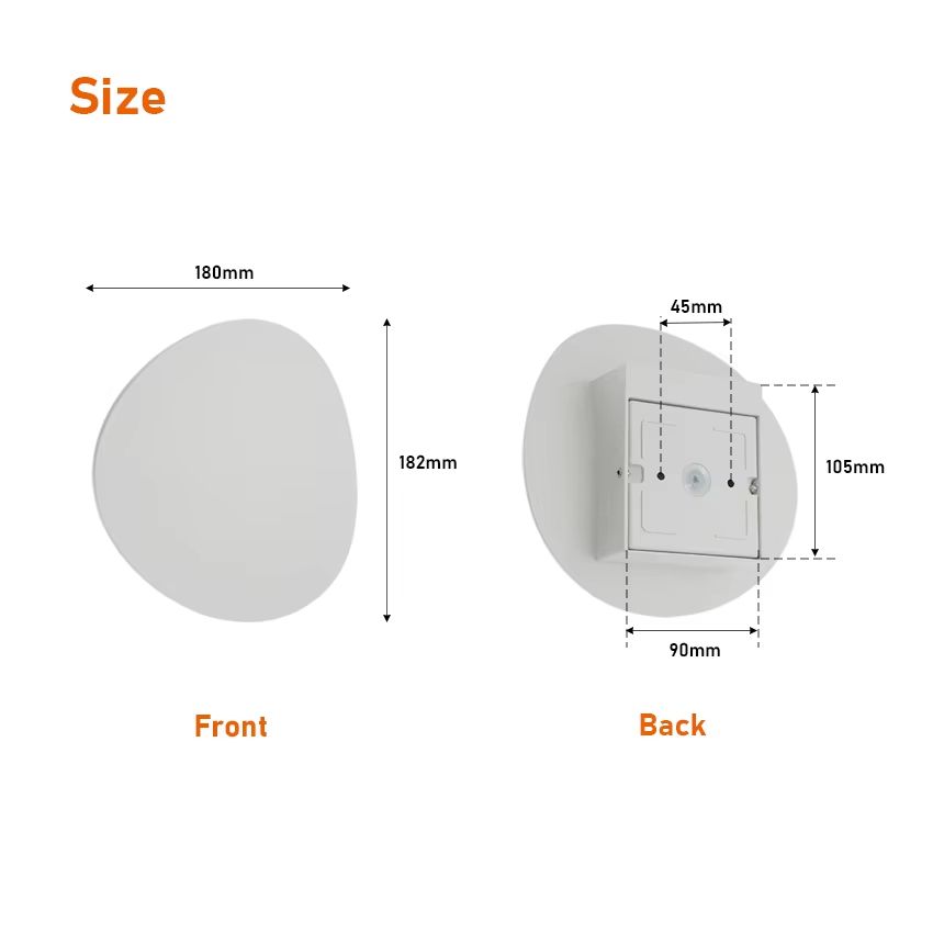 Modern LED Indoor Wall Lamp Aluminum Waterproof Creative Wall Lamp for Outdoor Garden Courtyard Decoration Lighting AC90-260V