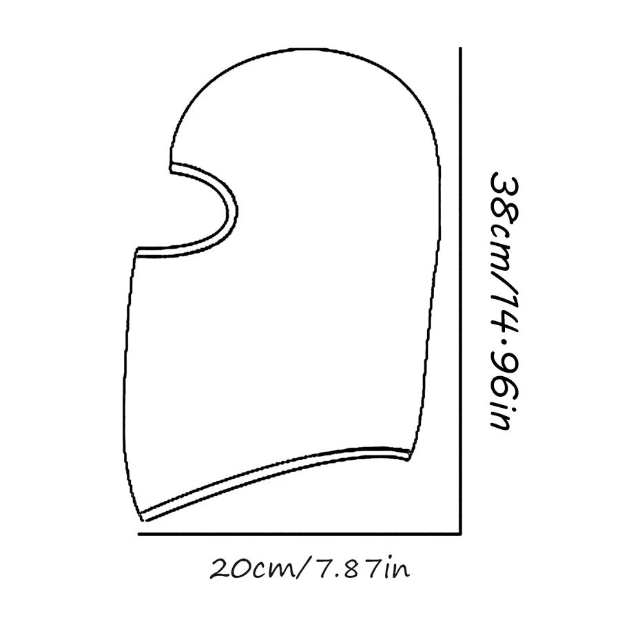 1/2pcs Breathable Black Balaclava Face Mask - Moisture-Wicking Polyester, Perfect for Cycling,, Hiking, Outdoor Headger