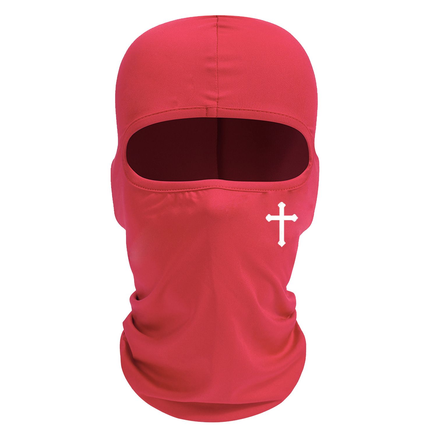 1/2pcs Breathable Black Balaclava Face Mask - Moisture-Wicking Polyester, Perfect for Cycling,, Hiking, Outdoor Headger